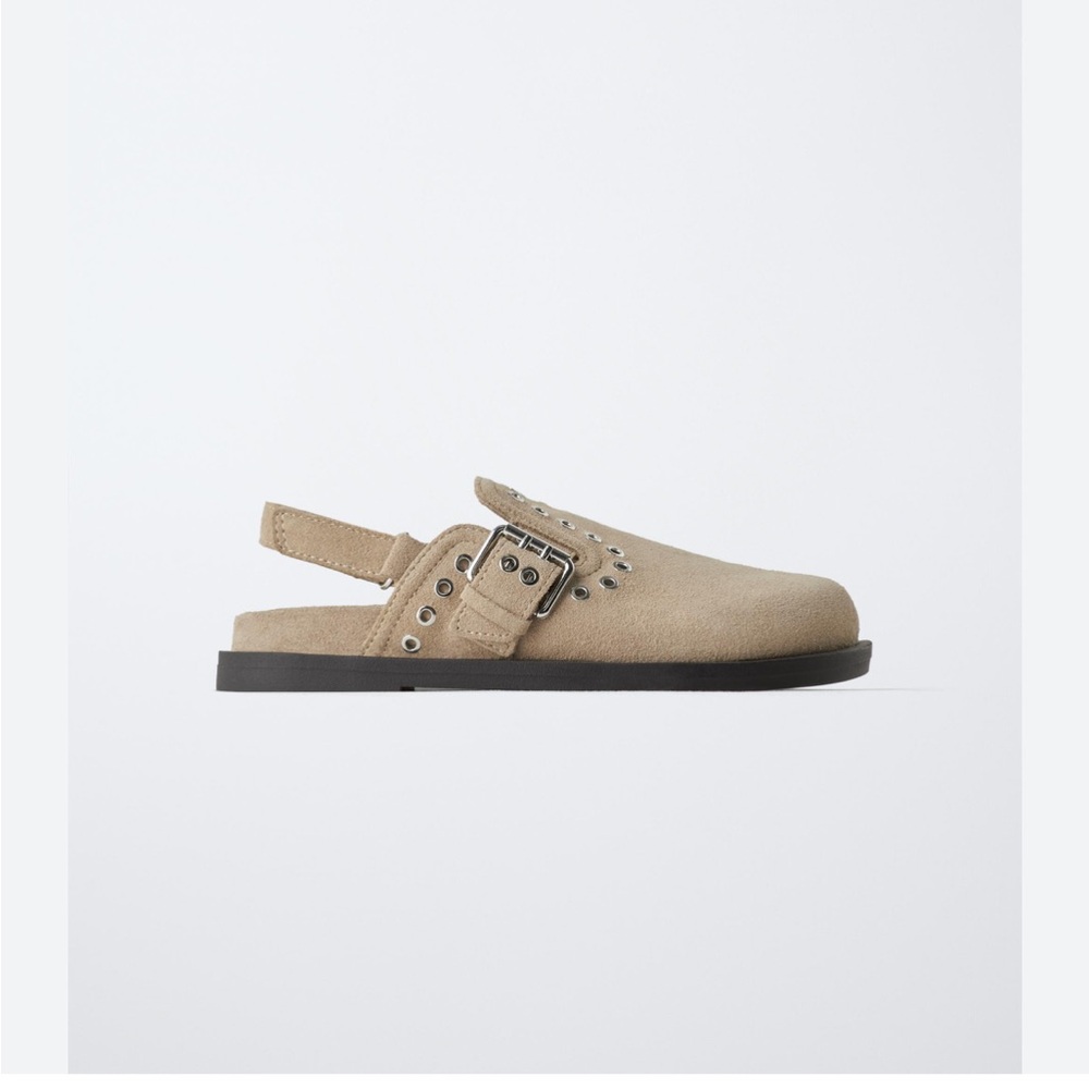Zara Studded Split Clogs